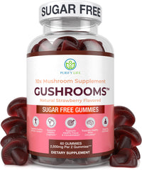 Sugar-Free Mushroom Complex Gummies bottle front