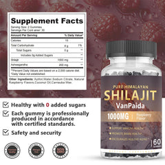 Ashwagandha included with Shilajit gummies