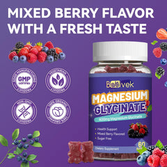 Sugar-free vegan berry flavor gummies