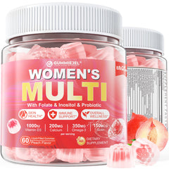 Sugar-Free Women's Multivitamin Gummies bottle on white background