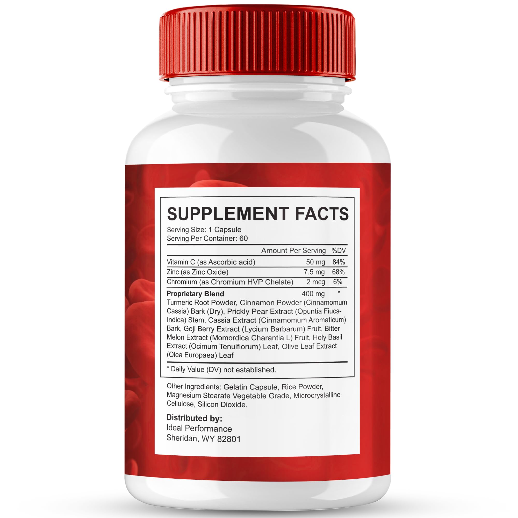 Sugar Mute Blood Support Pills packaging