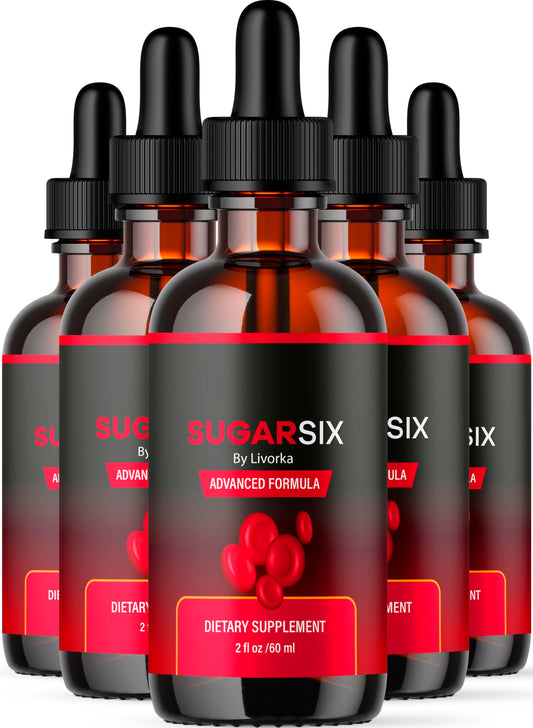 Sugar Six 5 Pack bottles displayed together