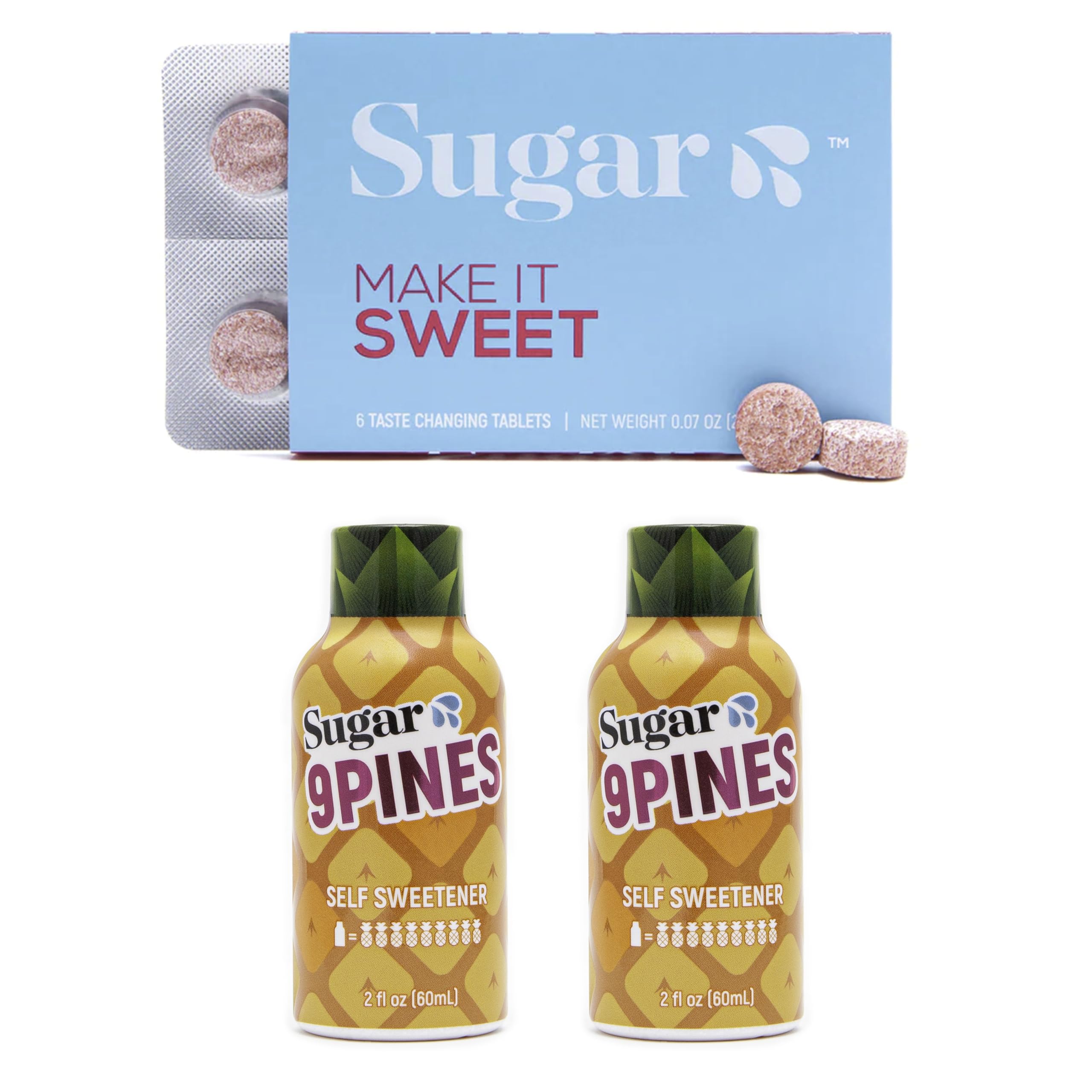 Sugar Splash taste-changing tablets in a multipack