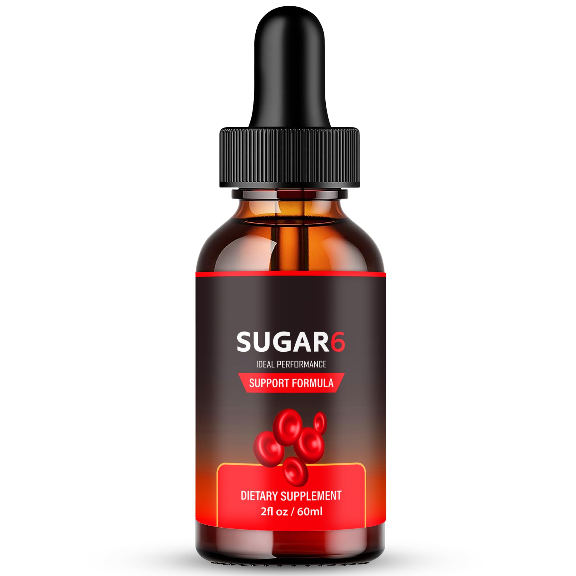 Sugar6 Drops bottle front view
