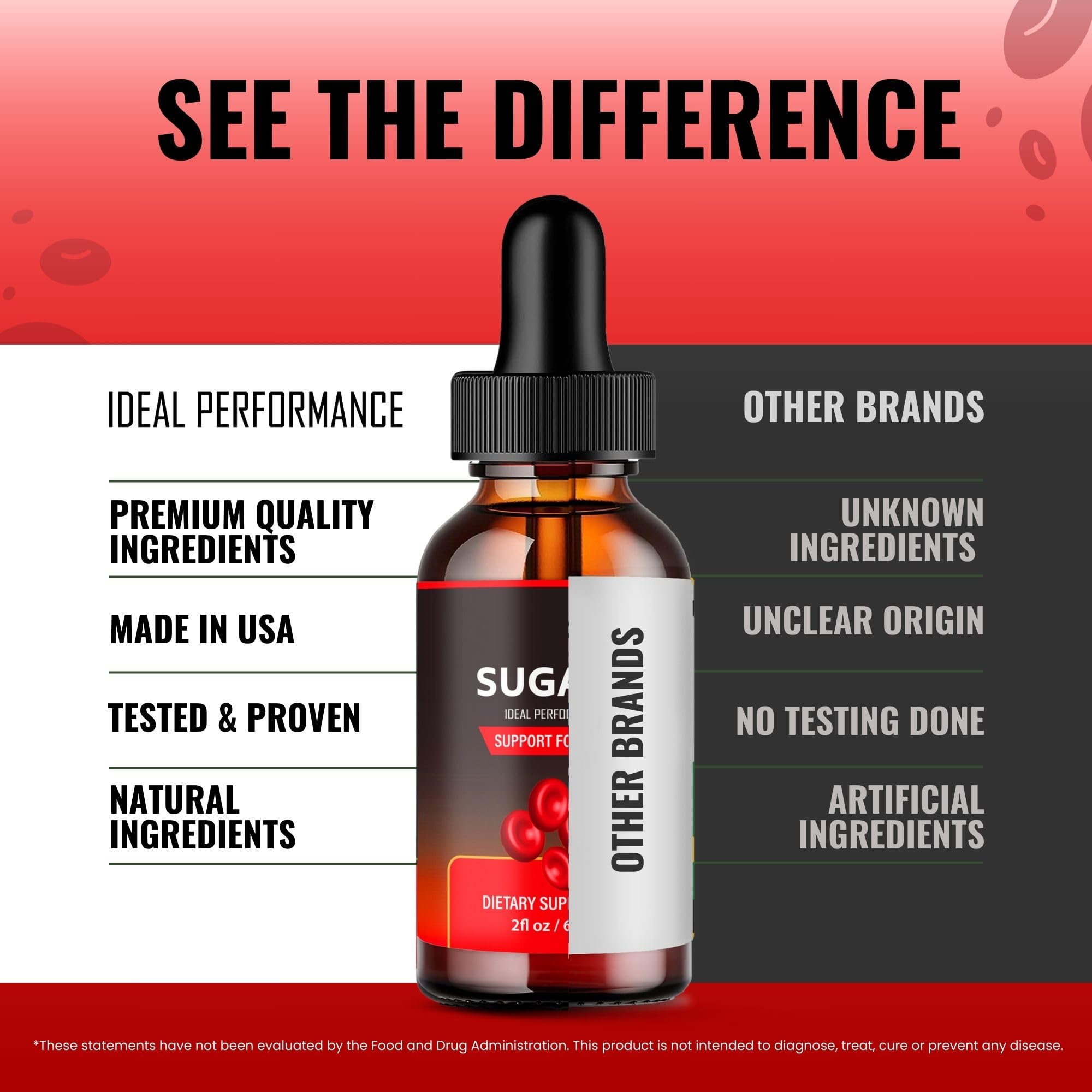 Person applying Sugar6 Drops liquid on hand