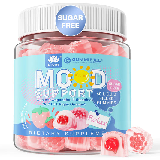 Sugar Free Ashwagandha Calm Gummies bottle on white background