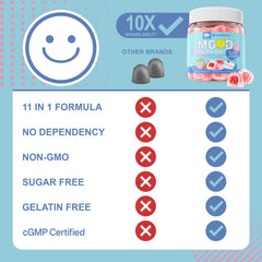 Product packaging featuring vegan and sugar-free labels