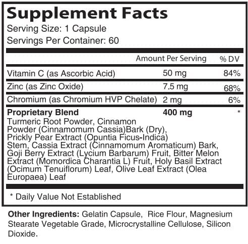 SugarBalance Max Advanced Formula Capsules – 120 Count