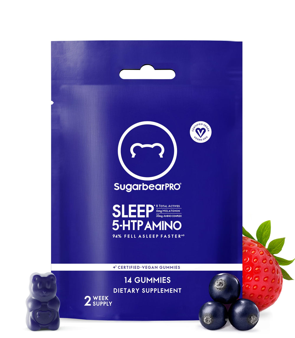 SugarBearPro Sleep Gummy bottle and box