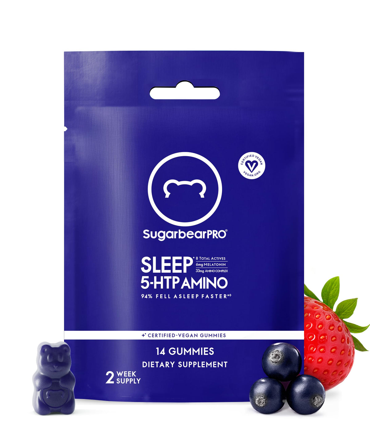 SugarBearPro Sleep Gummy bottle and box