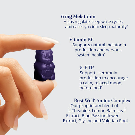 Close-up of SugarBearPro Sleep Gummy gummies