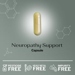SugarMD Neuropathy third-party lab testing seal communicates product purity and quality.