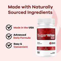 Lifestyle image with SugarWise Pro Capsules on a table