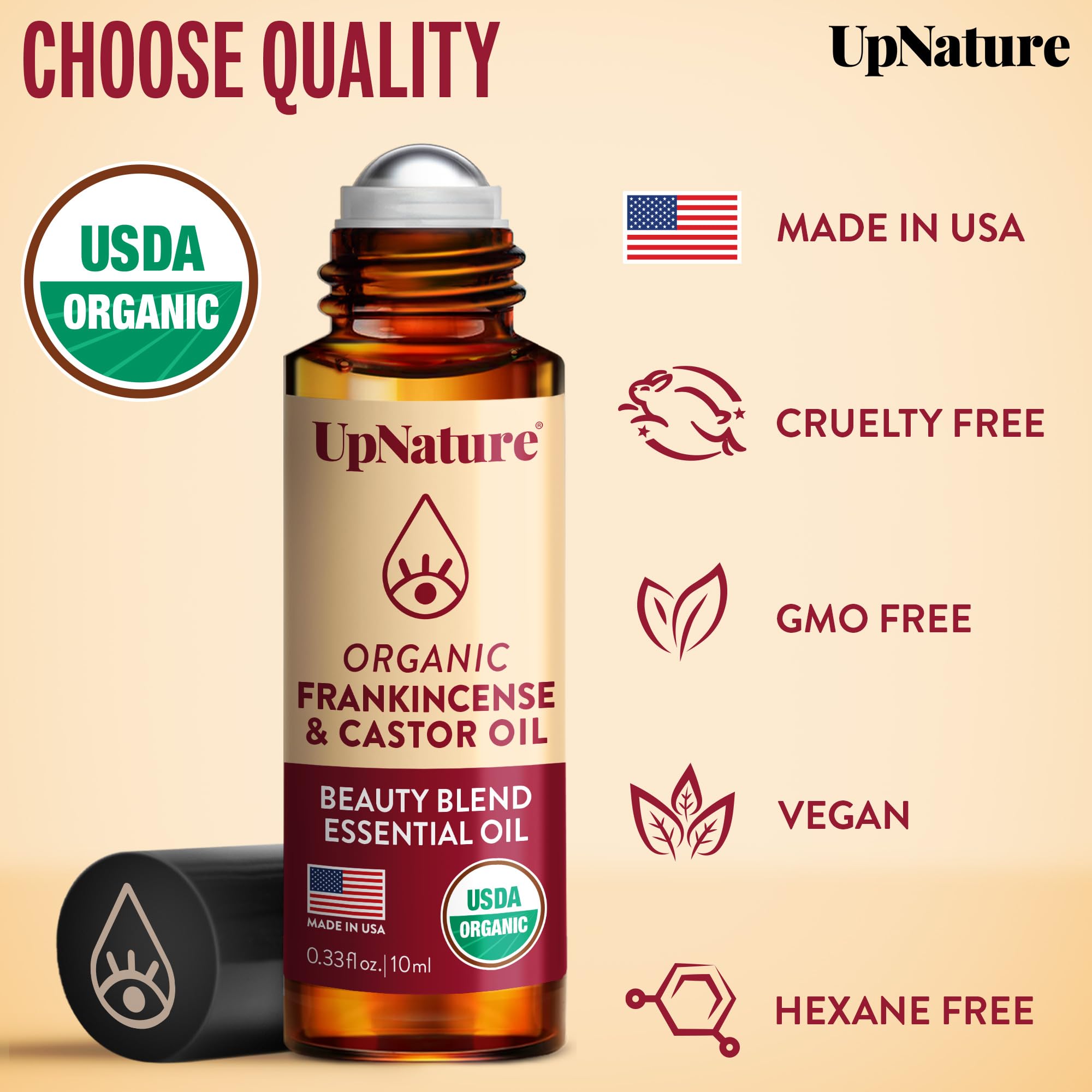 All skin types suitable cosmetic label