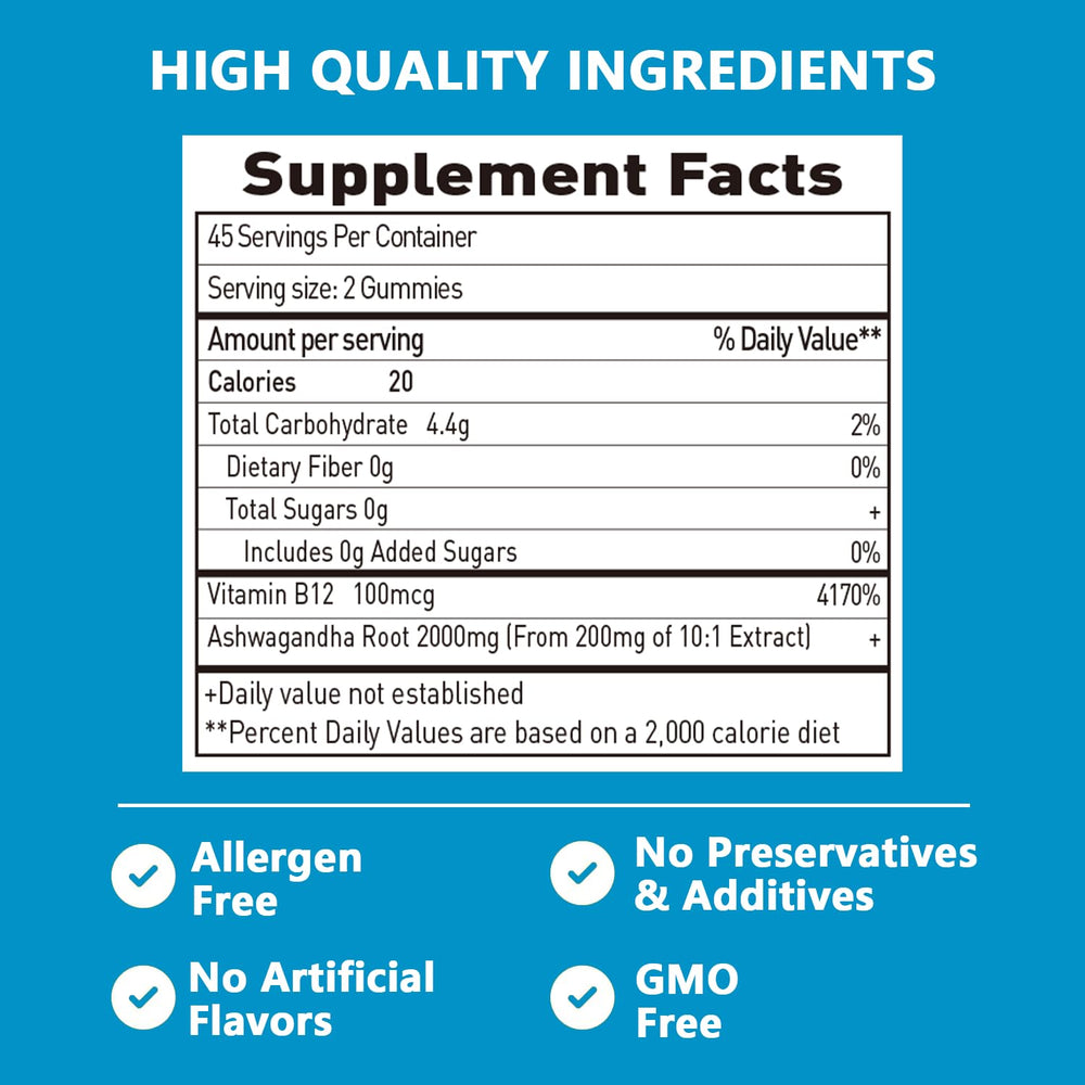Nutrition facts and ingredient panel on packaging