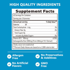 Nutrition facts and ingredient panel on packaging