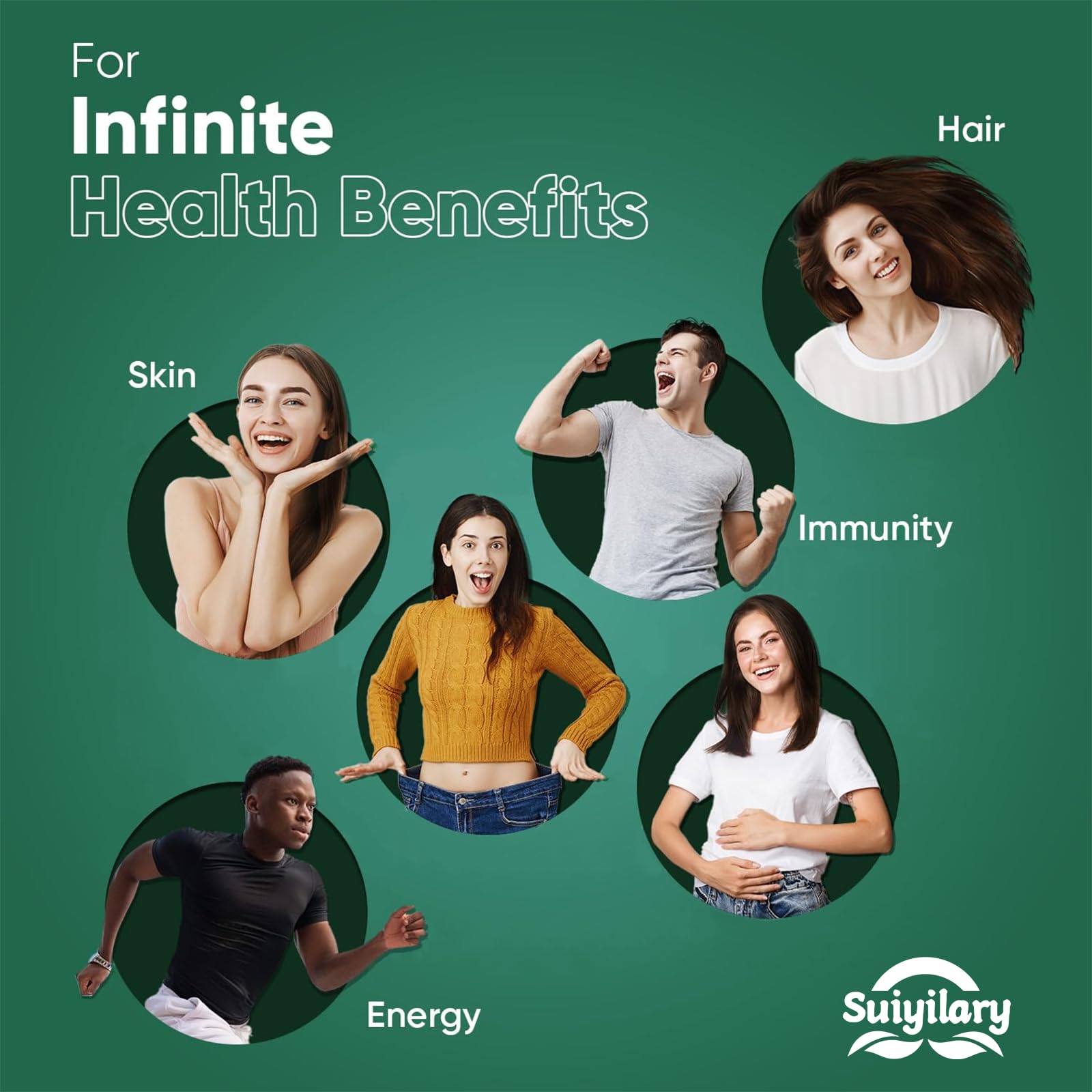 High-nutrient greens blend with kale, spinach, barley grass, broccoli