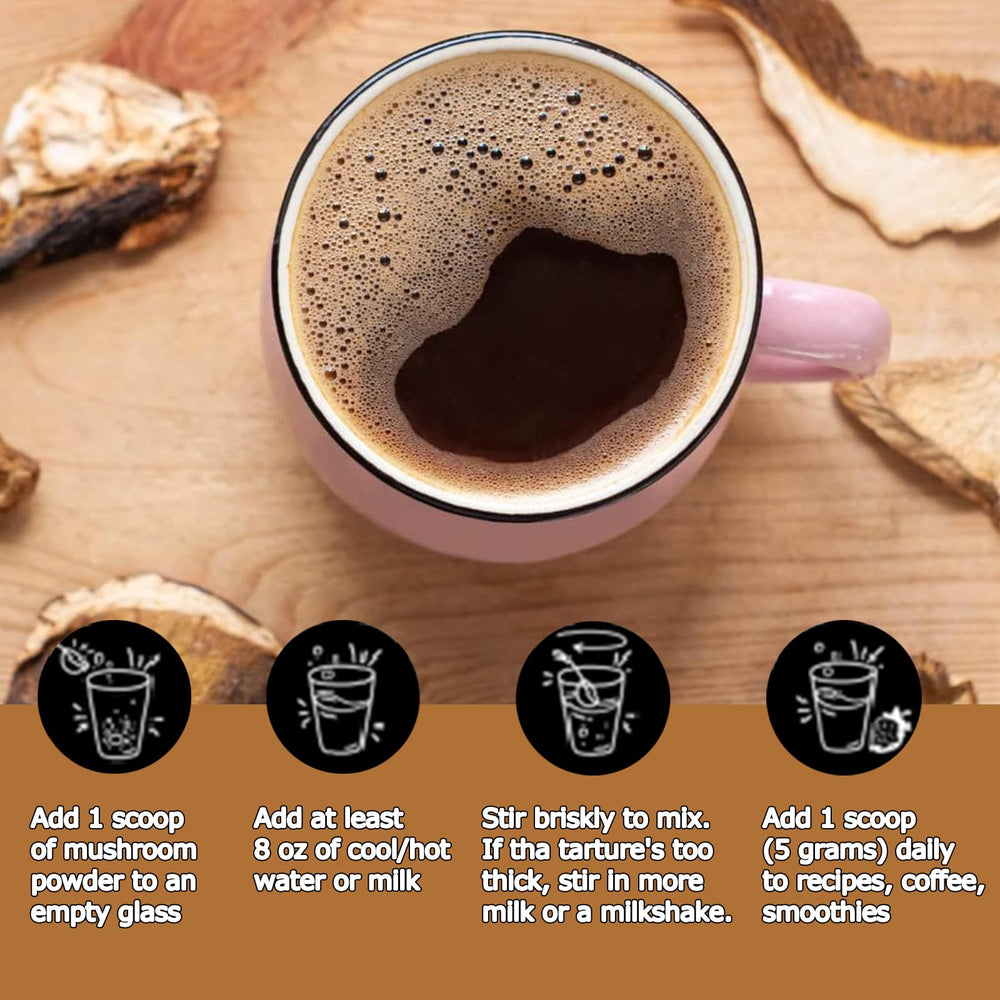 Immunity and digestive health emphasis with mushrooms