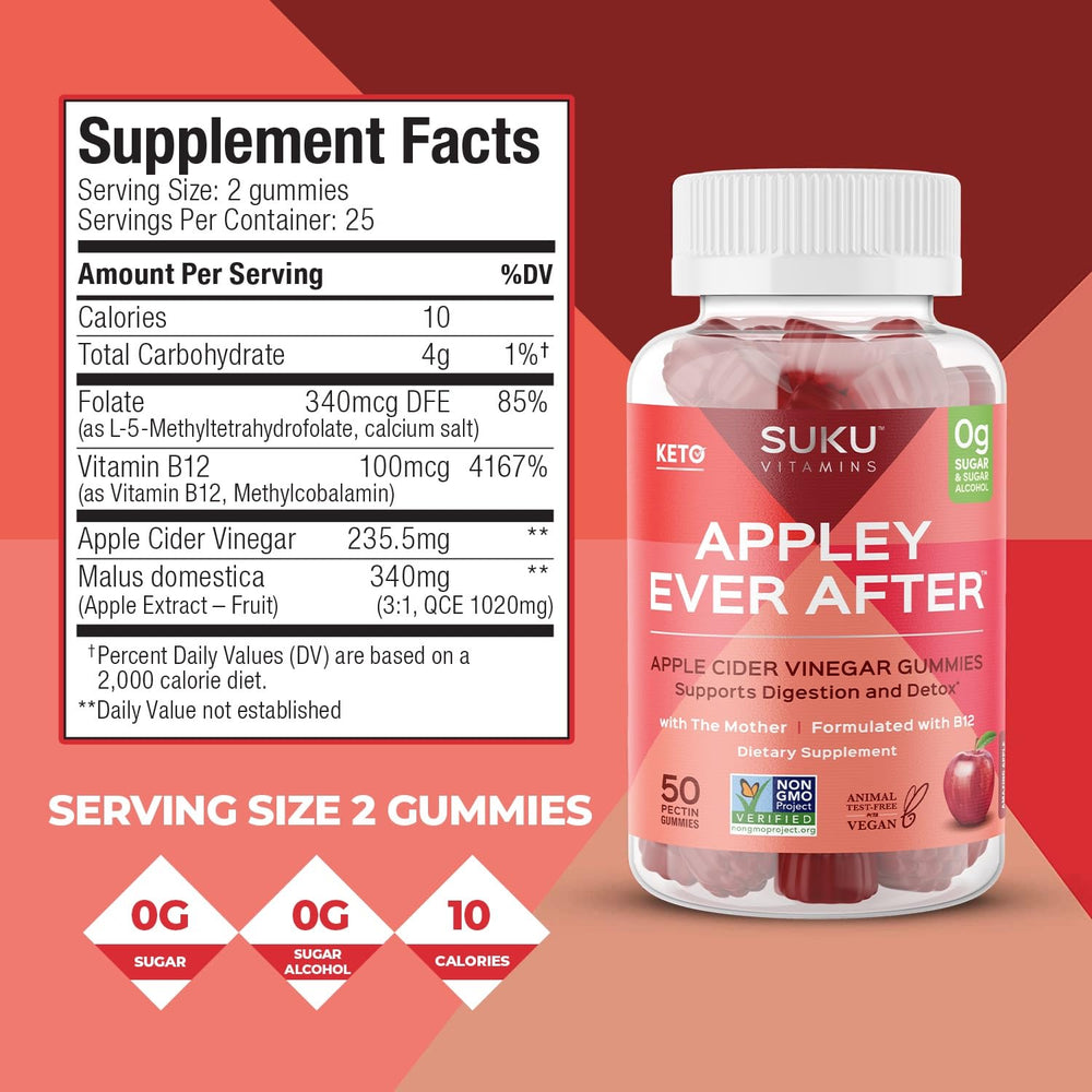 Gummies with apple flavor close-up