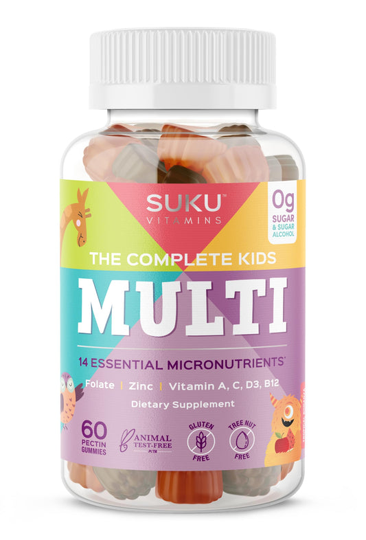 SUKU Kids Multivitamin Gummies packaging