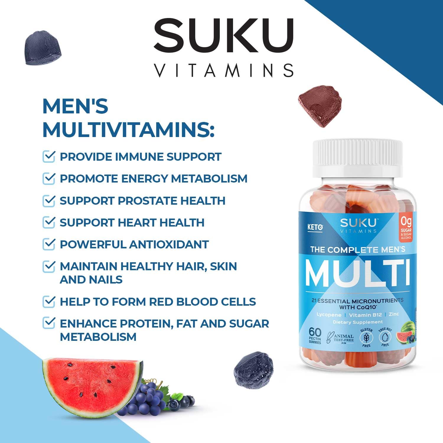 Gummies featuring Mixed Fruit Fusion flavor