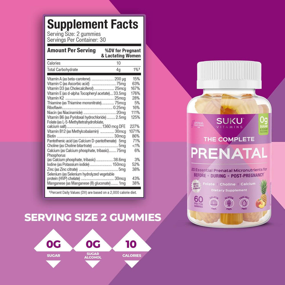 Iron-free formula label for gentle stomachs