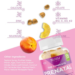 Vegetarian, sugar-free, gluten-free gummy labeling