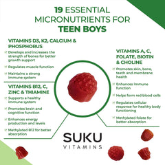 Teen boy enjoying energy from B vitamins