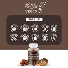 Clean ingredients in SUKU Super Mushroom Gummies