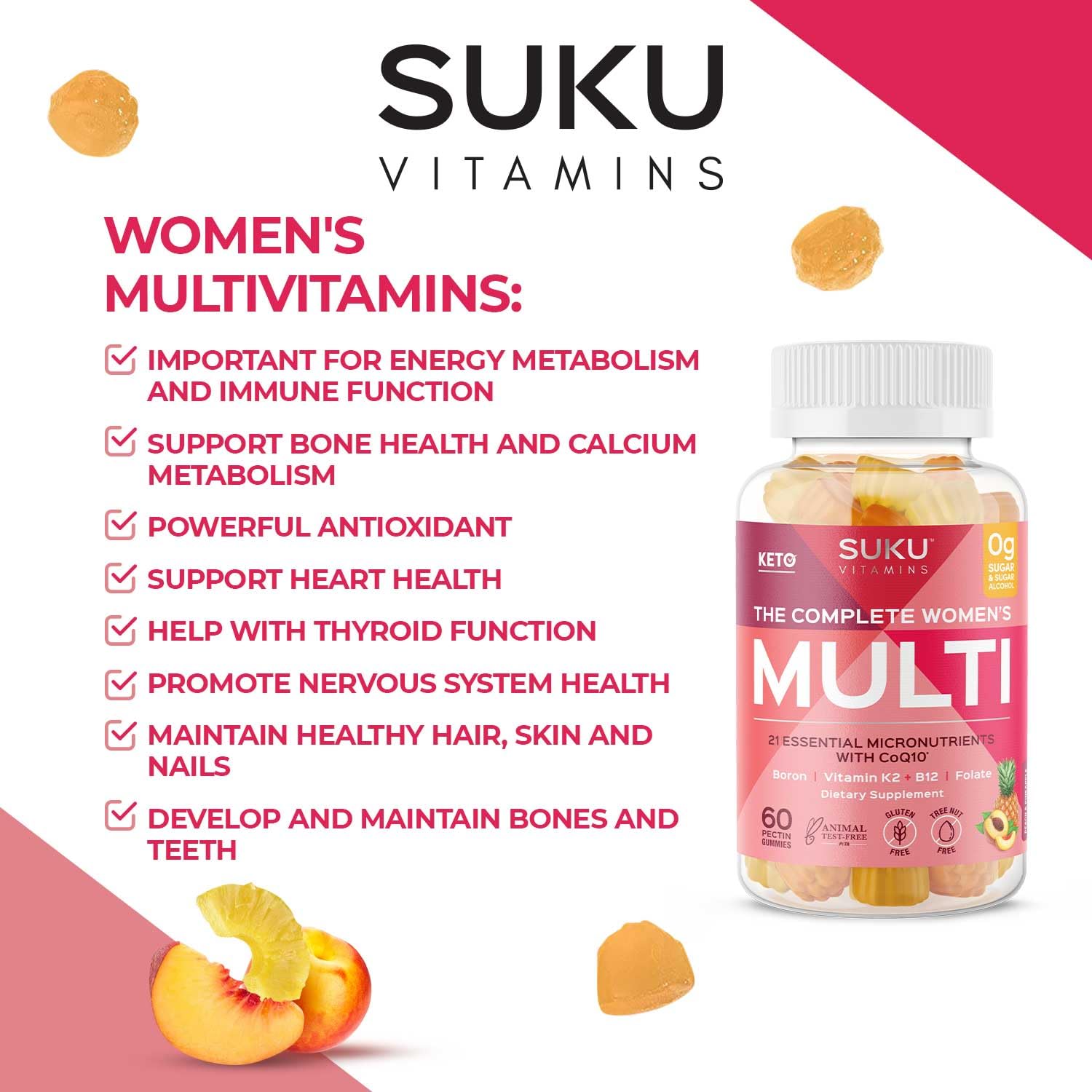 Key vitamins highlighted: B12, K2, A and boron
