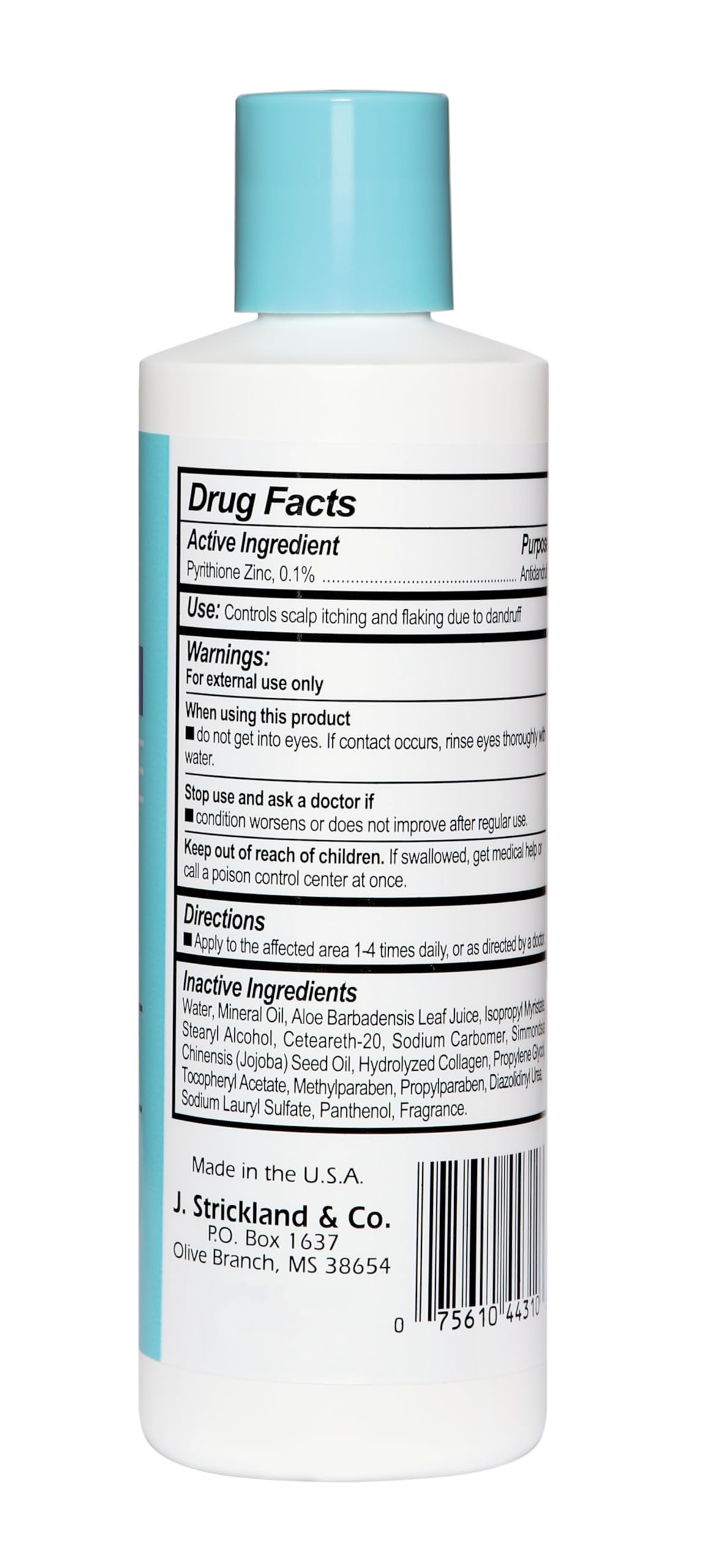 Sulfur 8 medicated oil applied to scalp in use for lightweight daily care.