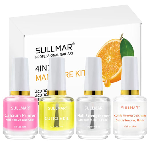 SULLMAR 4in1 nail hardener bottle for stronger, healthier nails