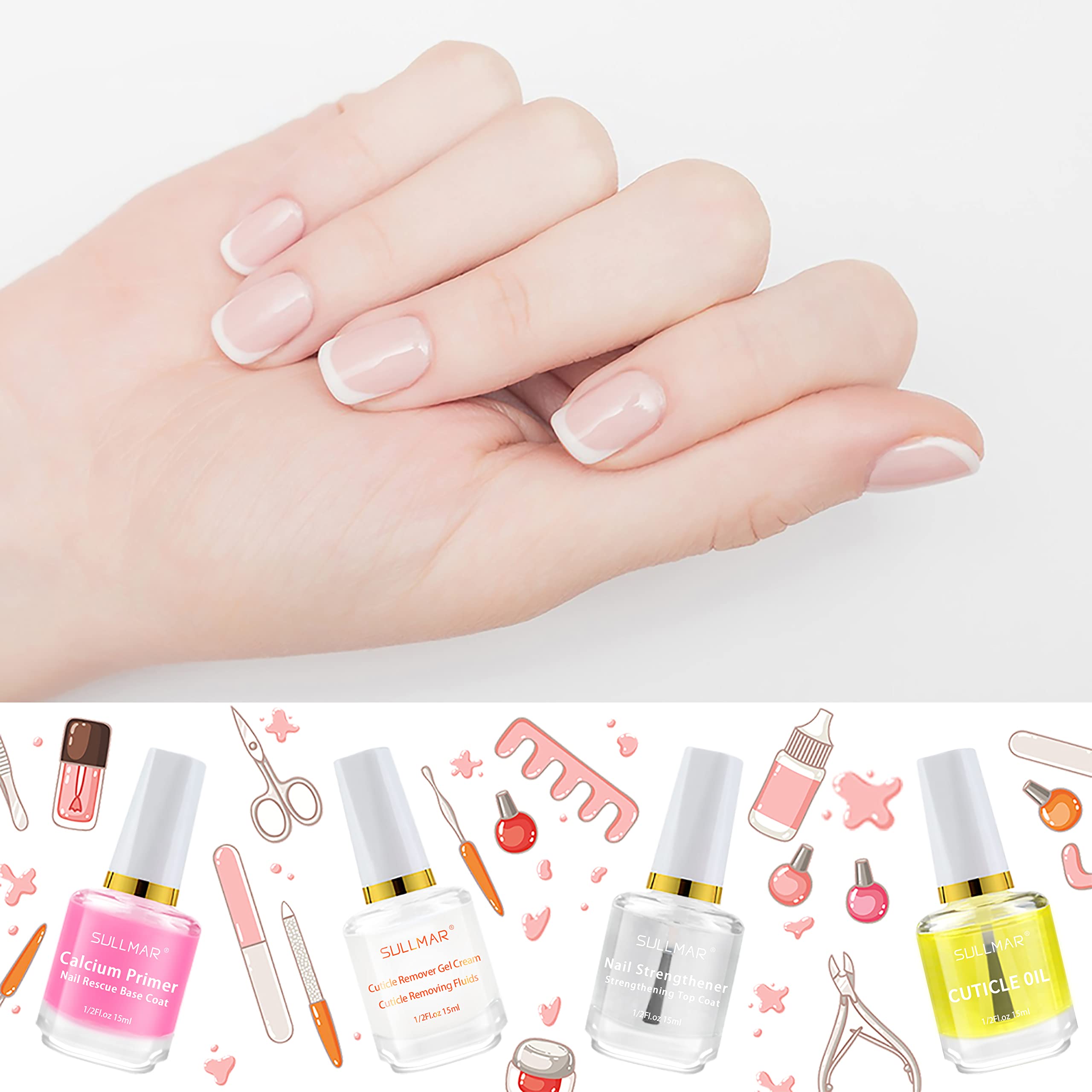 SULLMAR cuticle oil bottle nourishing cuticles for healthy growth