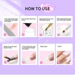 SULLMAR DIY nail art sparkle powder for home crafts and designs.