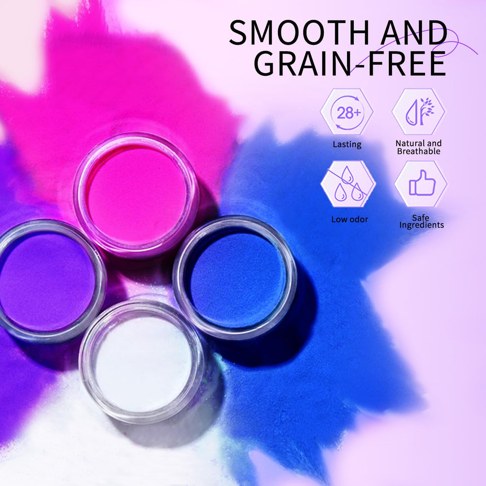 SULLMAR easy-application glitter powder for smooth, even nails.