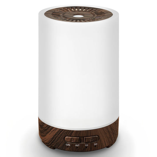 SUMAMAVIA diffuser with 7-color LED ambient lighting for mood-setting aromatherapy