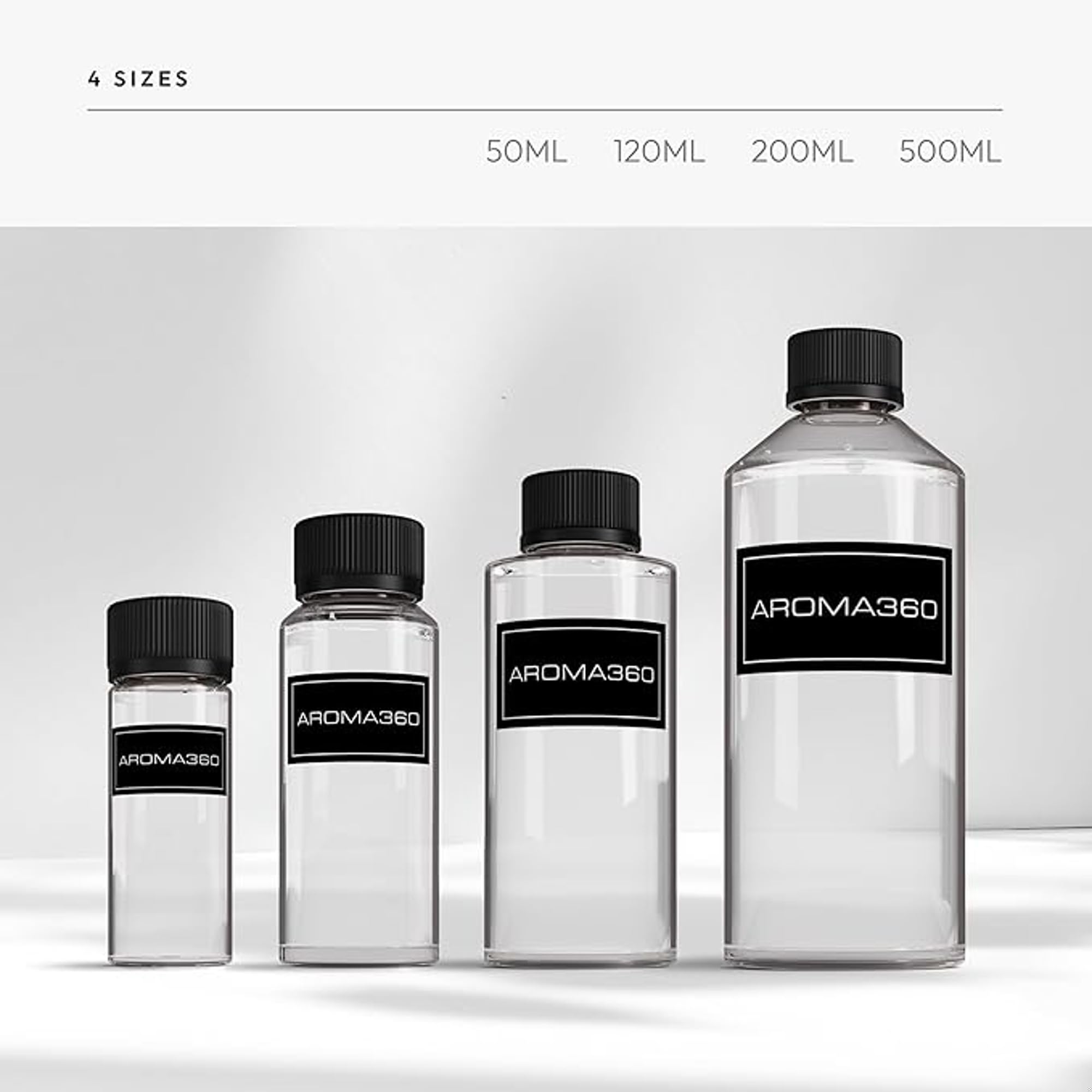 Eco-conscious Aroma360 diffuser oil bottle