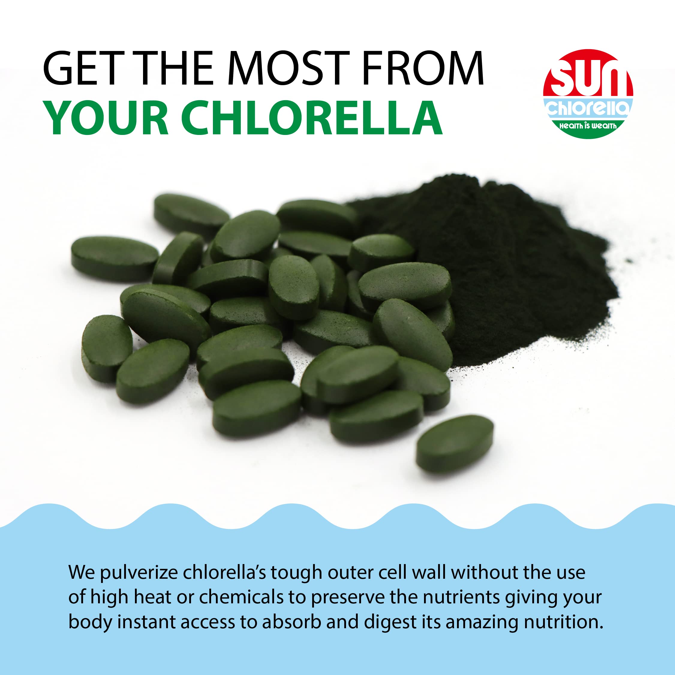 Gut health and digestion support for Sun Chlorella