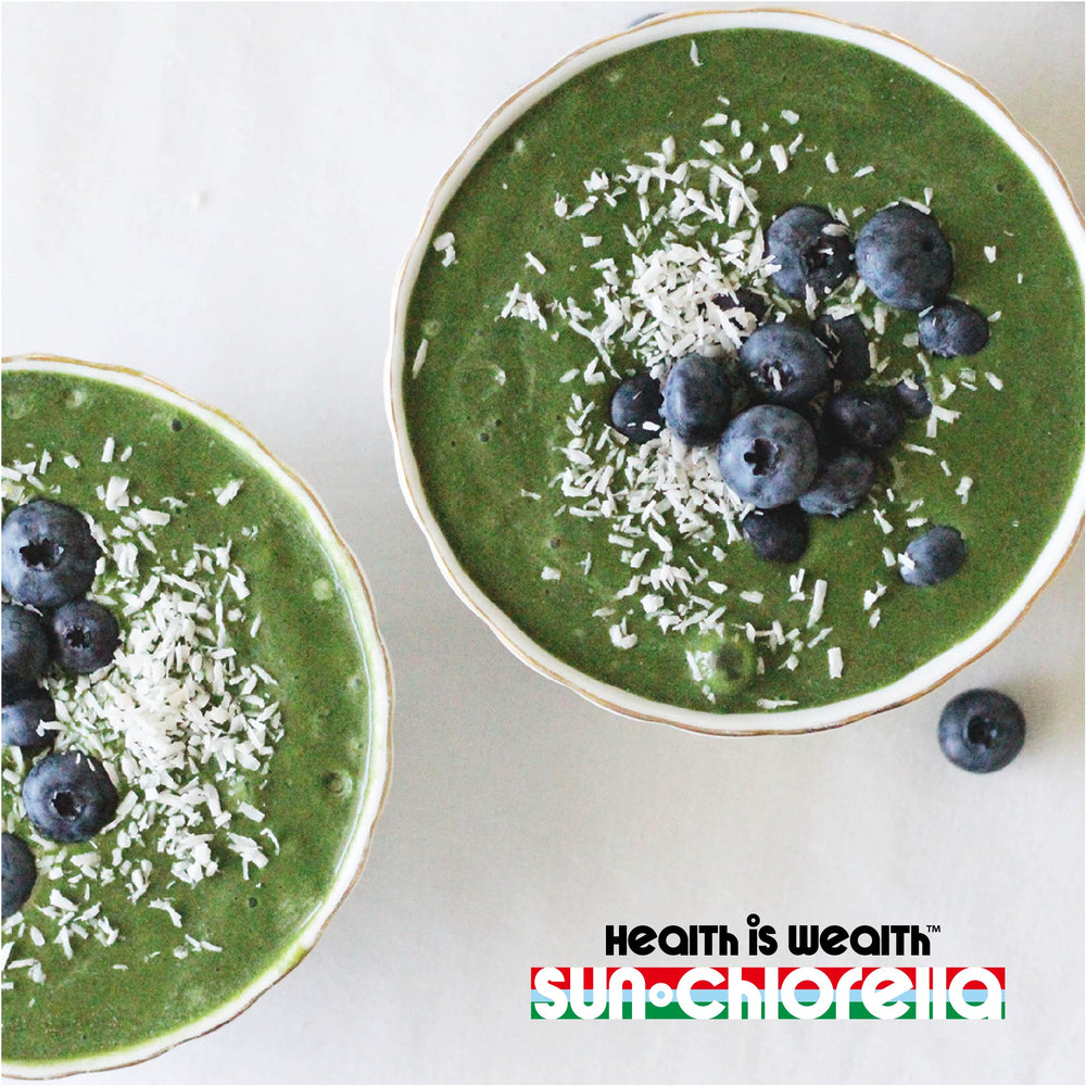 Sun Chlorella Powder packaging and box