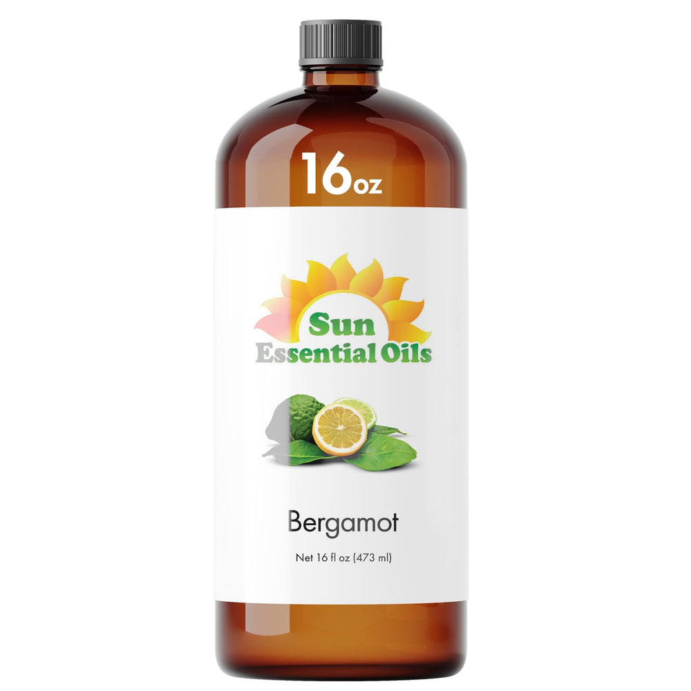 Sun Essential Oils Bergamot Oil 16 oz bulk bottle