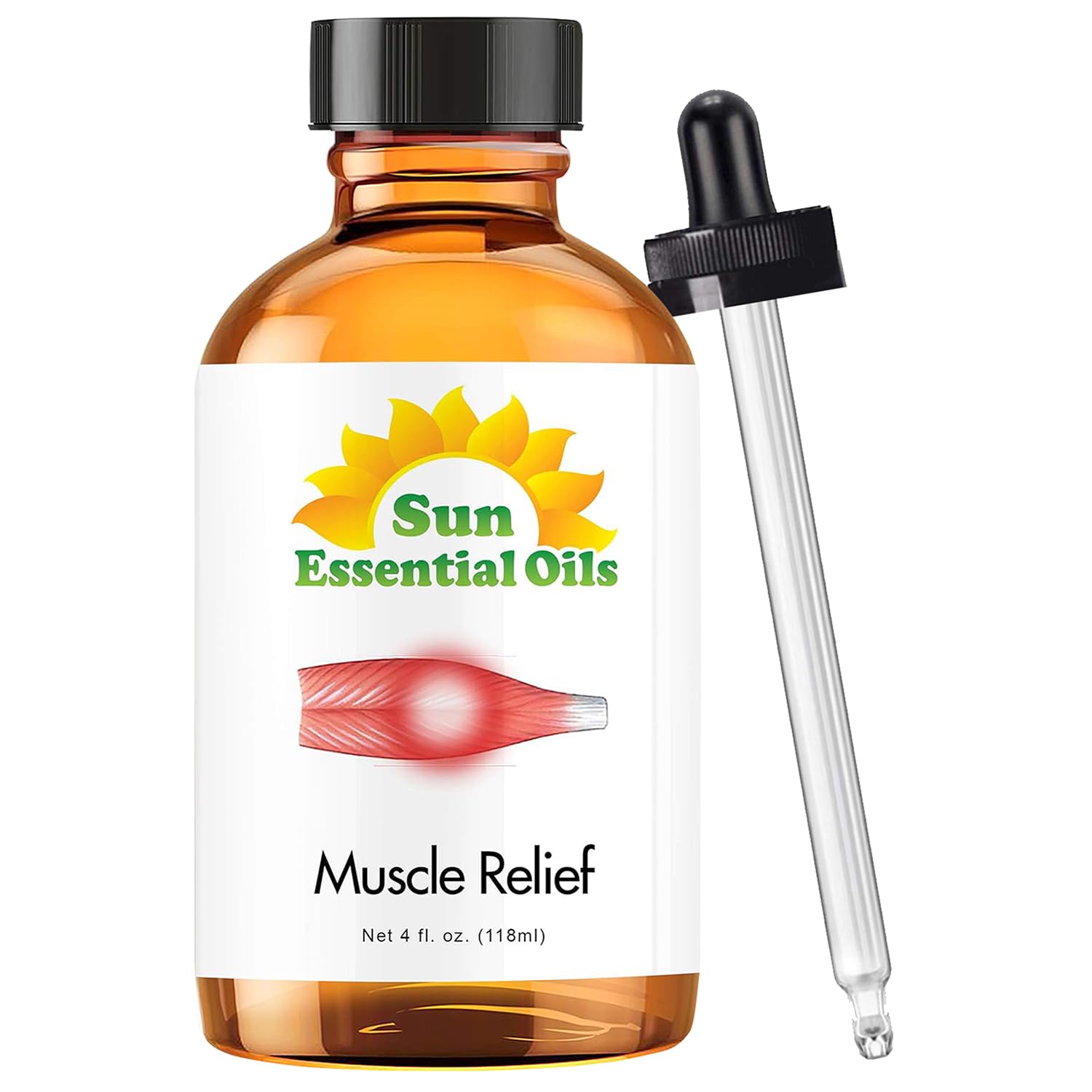 Deep Muscle Relief Blend Oil 4 oz bulk bottle