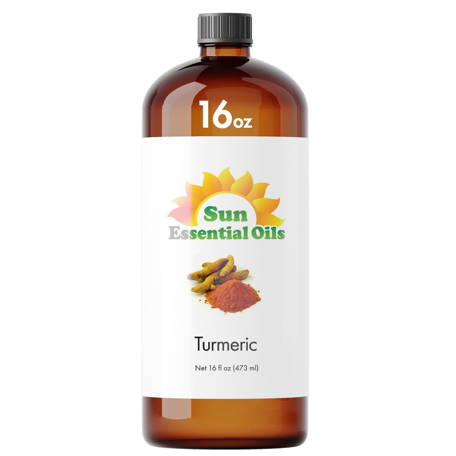 Sun Essential Oils turmeric essential oil 16oz bottle