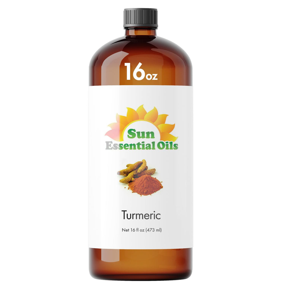 Sun Essential Oils turmeric essential oil 16oz bottle