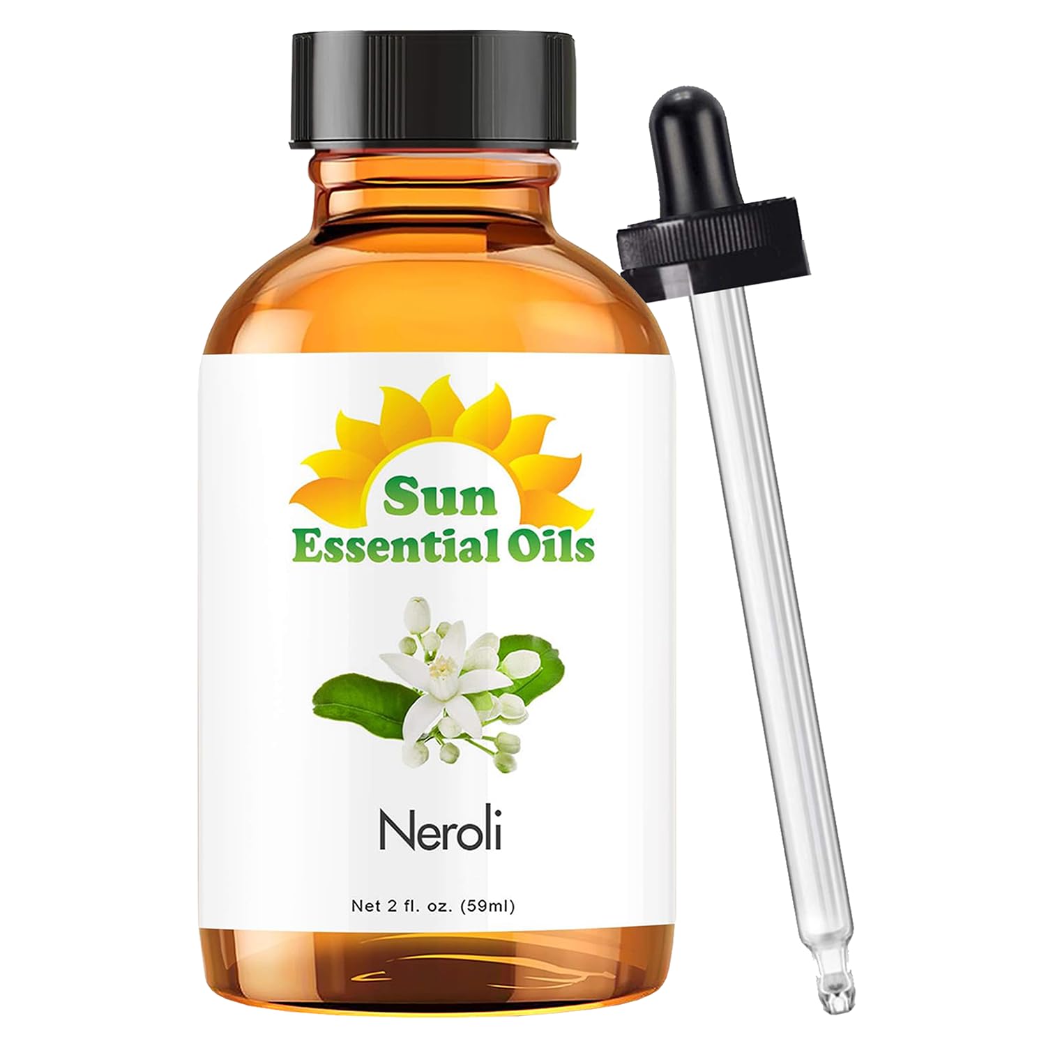 Sun Essentials Neroli essential oil 2 oz bottle