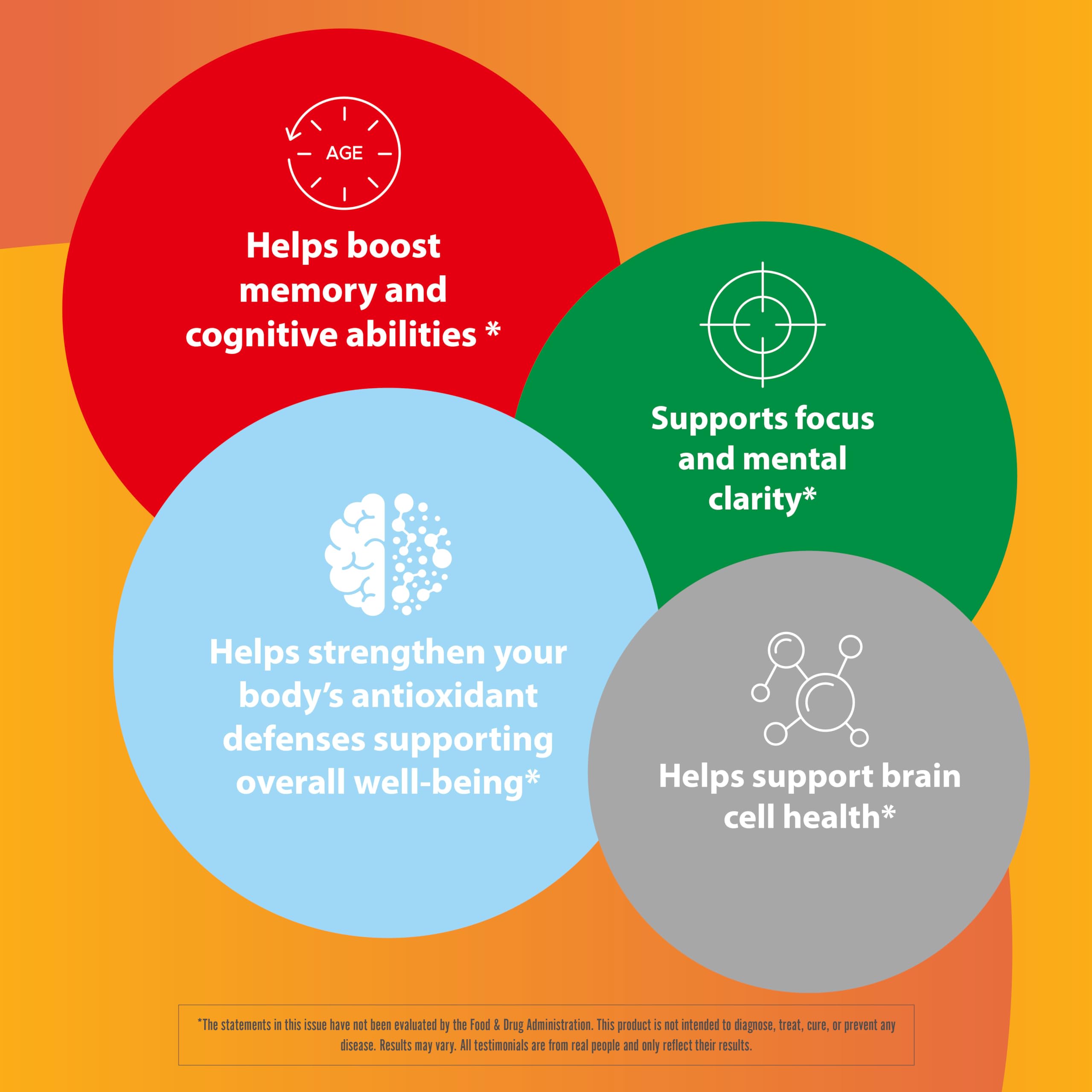 Front label of Sun Neuro Nootropic Brain Supplement