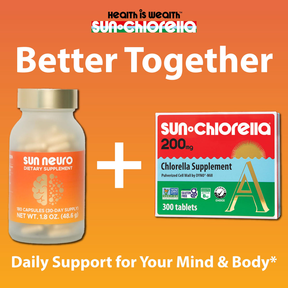 Back of Sun Neuro Nootropic nutrition facts panel