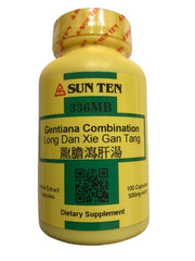 SUN TEN Gentiana Combination bottle label