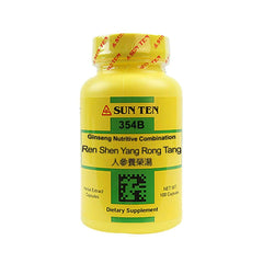 Sun Ten Ginseng Nutritive Combination Capsules bottle label