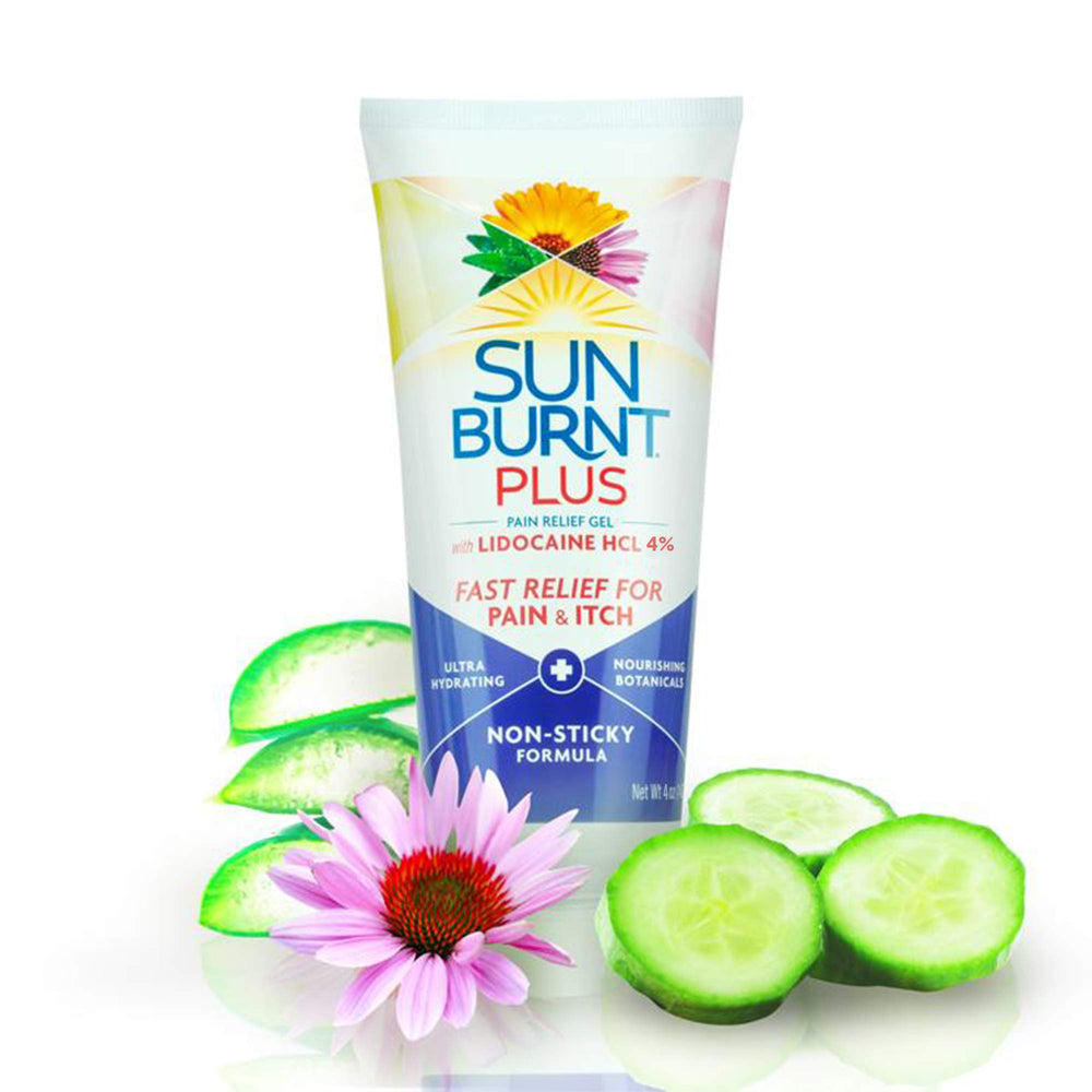 Sunburnt Plus Echinacea soothing attributes for irritated skin.