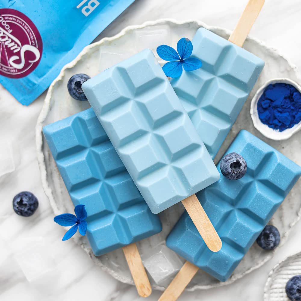 Label and ingredients of Suncore Aqua Blue Spirulina Powder